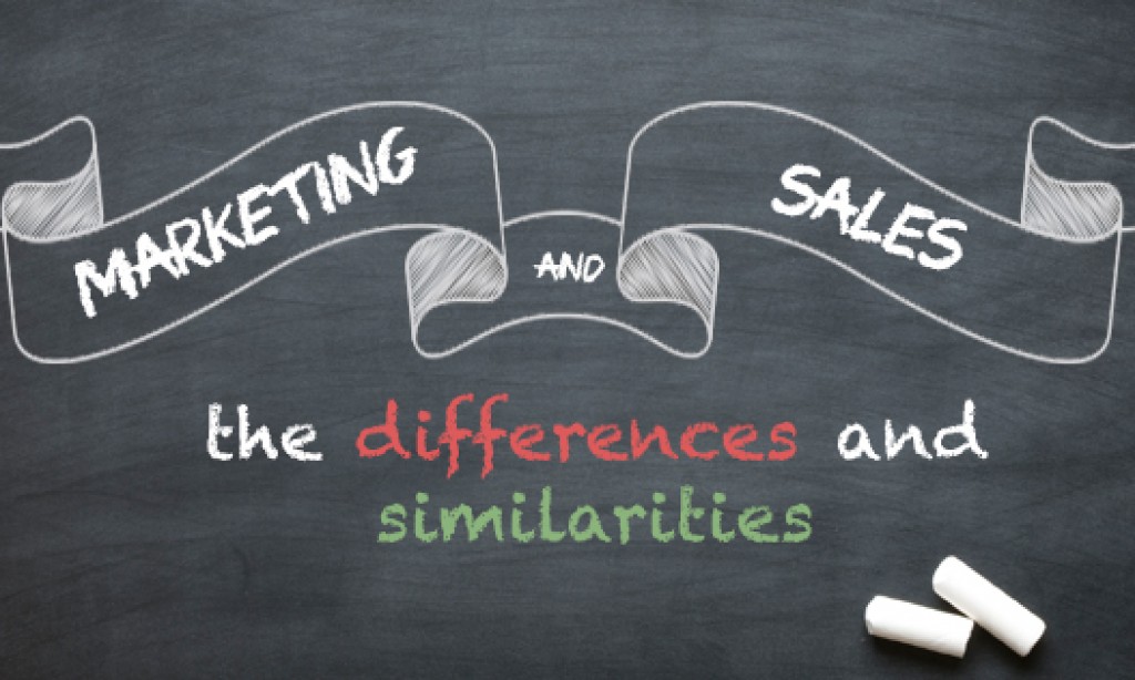 THE DIFFERENCE BETWEEN SALES AND MARKETING